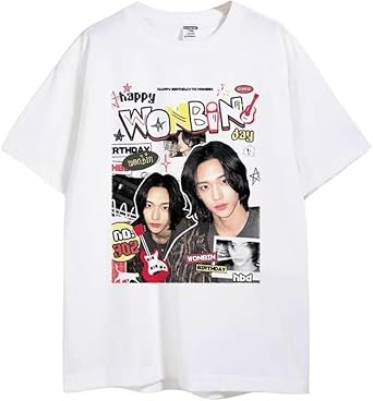 RIIZE ソウルコン Tシャツ ホワイト ウォンビン Amazon.co.jp: [さん店] RIIZE ウォンビン グッズ Tシャツ 誕生